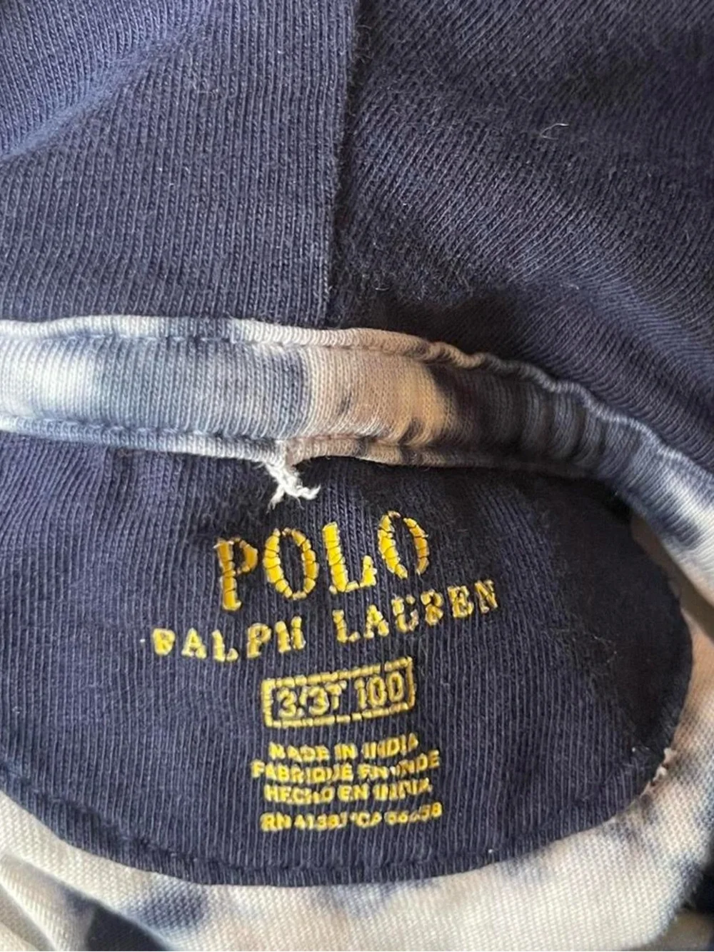 Polo Ralph Lauren Tie Dye Hoodie Tee 3T